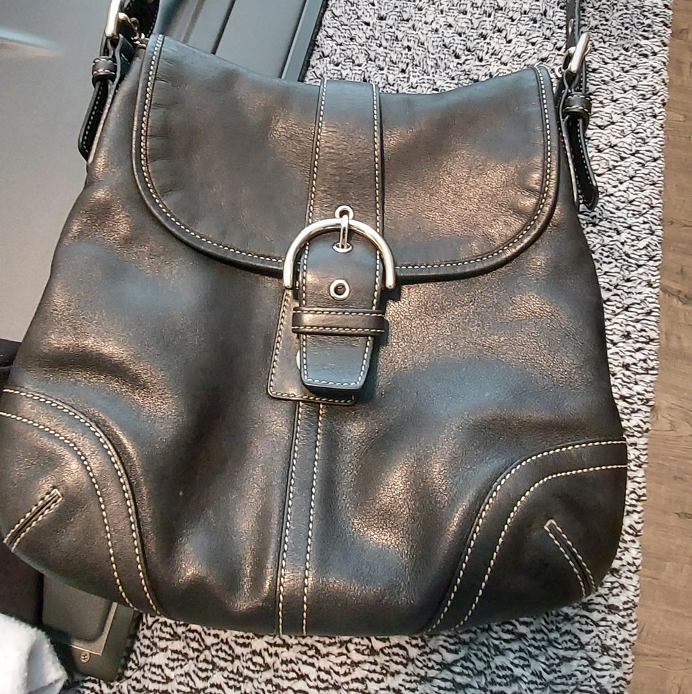 Coach black cross body Bag